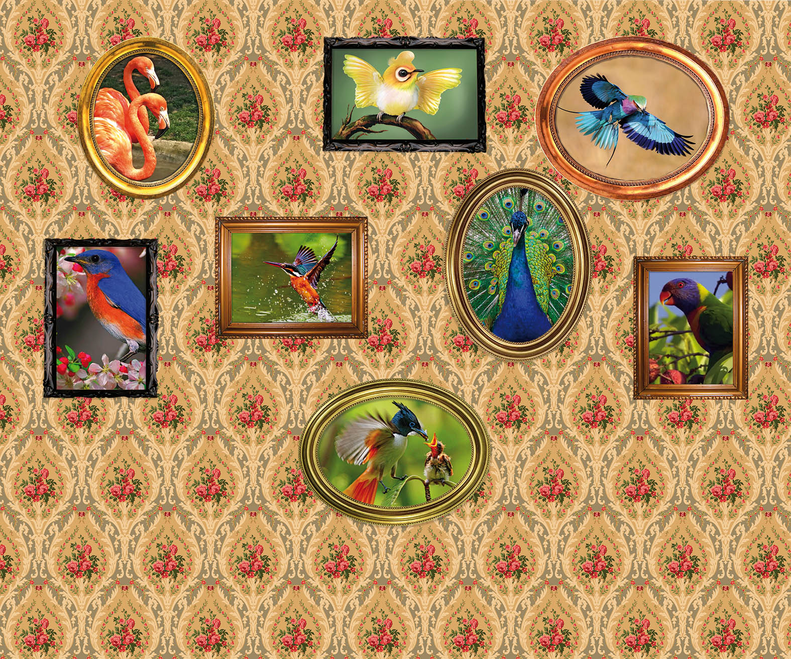 Nijmeegse Meesters: behang Ronnie Ruysdael