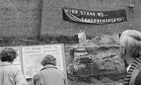 Foto gemaakt van protesten, gemaakt door Flip Franssen / RAN. 