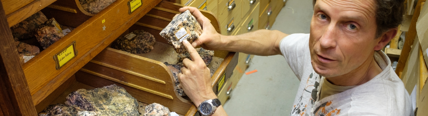Coservator Geopaleo Xander de Jong van De Bastei