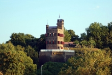 Het Belvédère aan de oostzijde van het Valkhof in het Hunnerpark