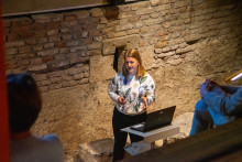 Presentatie in het Amfitheater